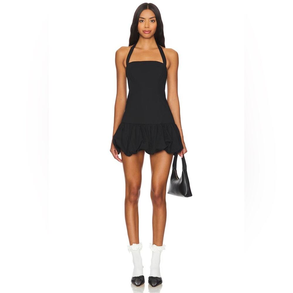 LIONESS Sofia Mini Dress in Onyx Size AU6/XS